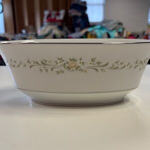 Vintage Sango White Oval Dish